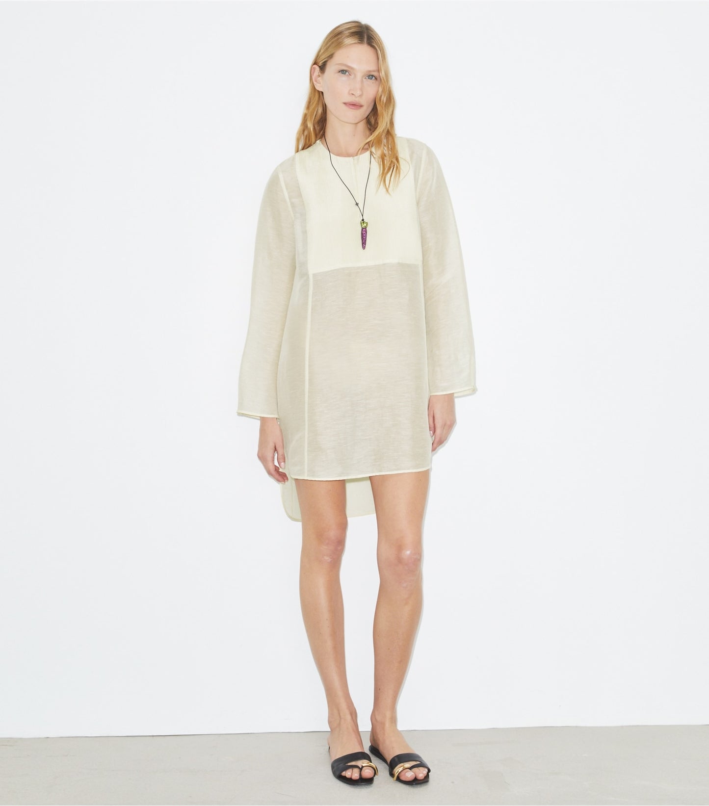 Tory Burch Linen Tunic - New Ivory