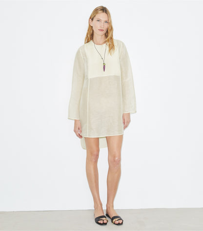 Tory Burch Linen Tunic - New Ivory