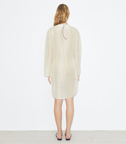 Tory Burch Linen Tunic - New Ivory