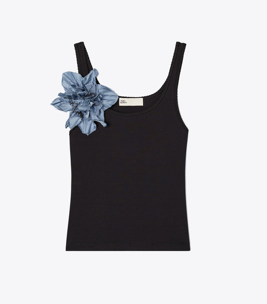 Tory Burch Tank Top - Black / Blue