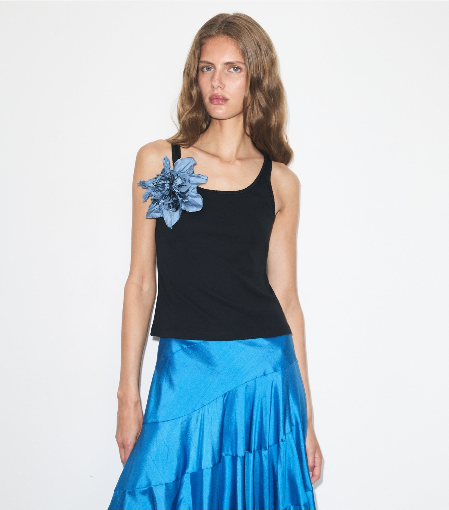 Tory Burch Tank Top - Black / Blue