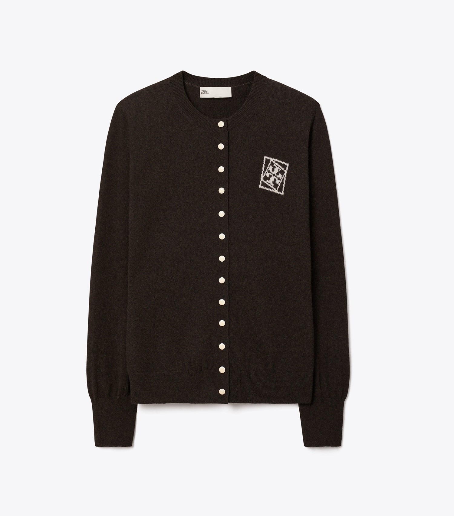 Tory Burch Wool Cardigan - Brown