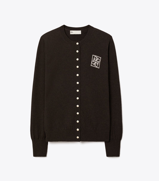Tory Burch Wool Cardigan - Brown