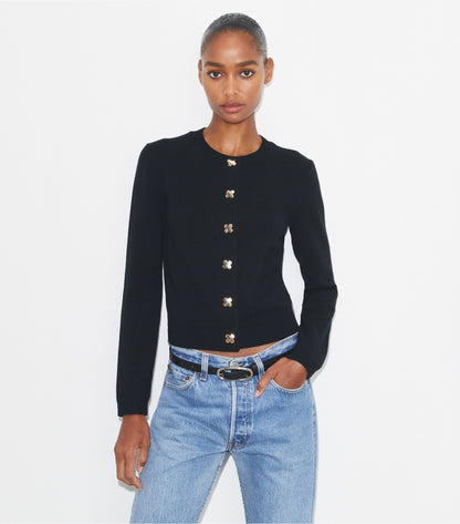 Tory Burch Cashmere Cardigan - Black