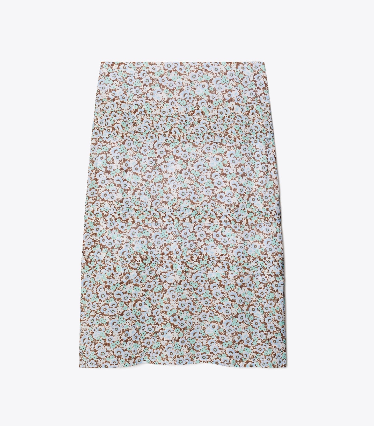 Tory Burch Viscose Skirt - Blue Floral