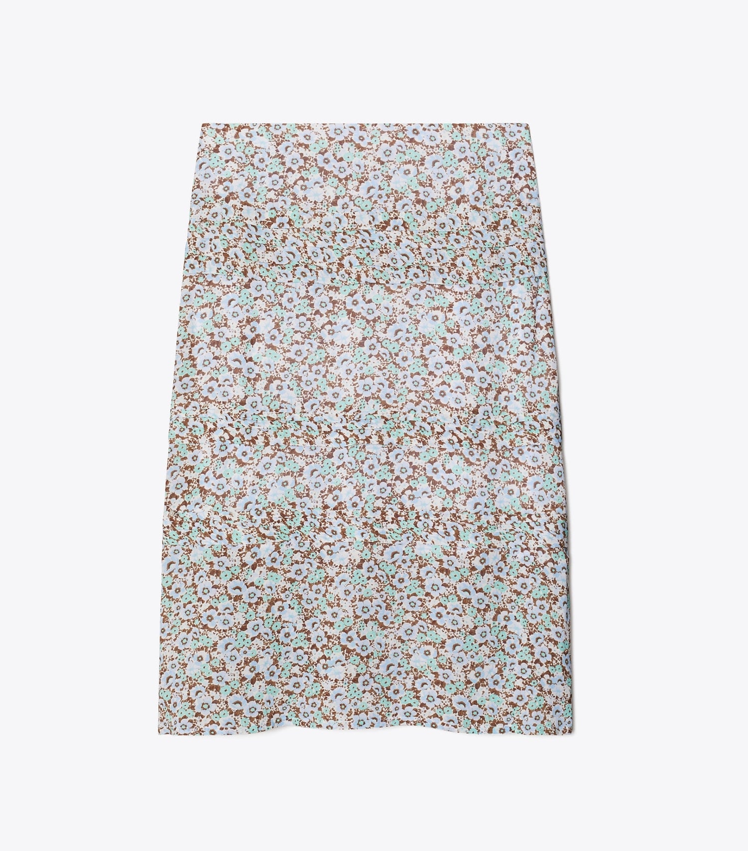 Tory Burch Viscose Skirt - Blue Floral