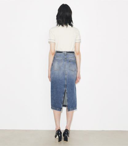 Tory Burch Denim Skirt - Light Vintage Wash