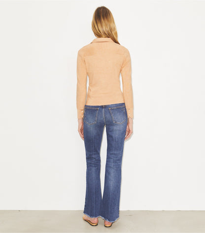 Tory Burch Bootcut Jean - Dark Vintage Wash