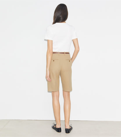 Tory Burch Bermuda Golf Short - Pale Teak