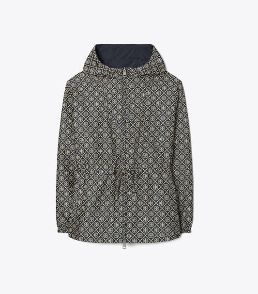 Tory Burch T Monogram Jacquard Anorak - Tory Navy T Monogram Small Sport