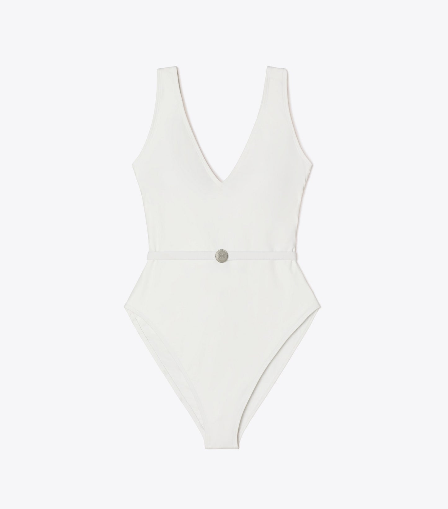Tory Burch Belted Swimsuit - White