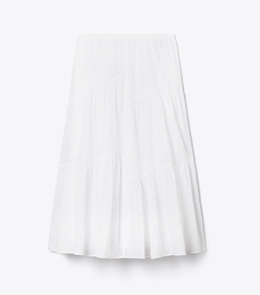 Tory Burch Cotton Skirt - White