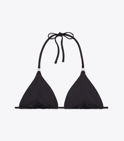 Tory Burch Solid Bikini Top - Black