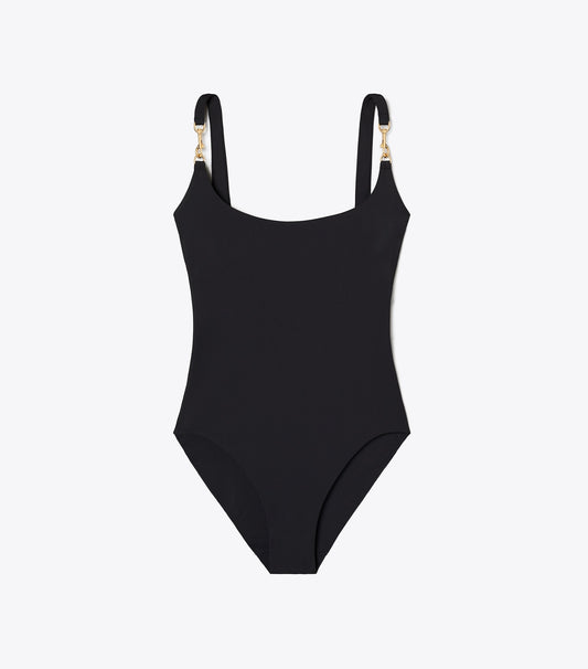 Tory Burch Clip Swimsuit - Black