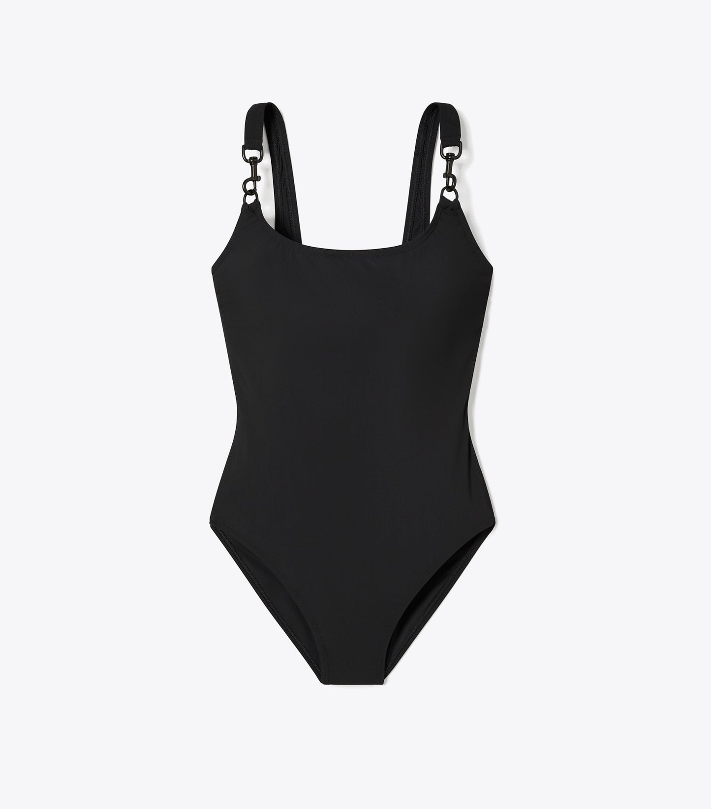 Tory Burch Clip Tank Swimsuit - Black / Black