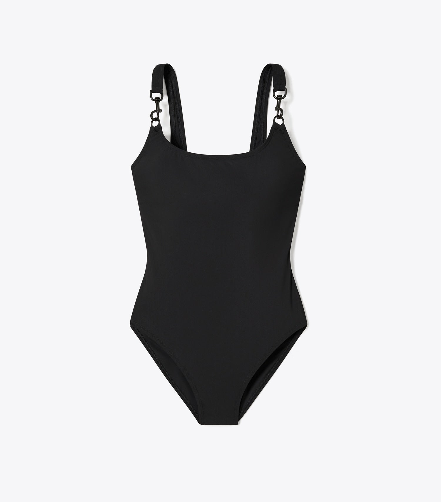 Tory Burch Clip Tank Swimsuit - Black / Black