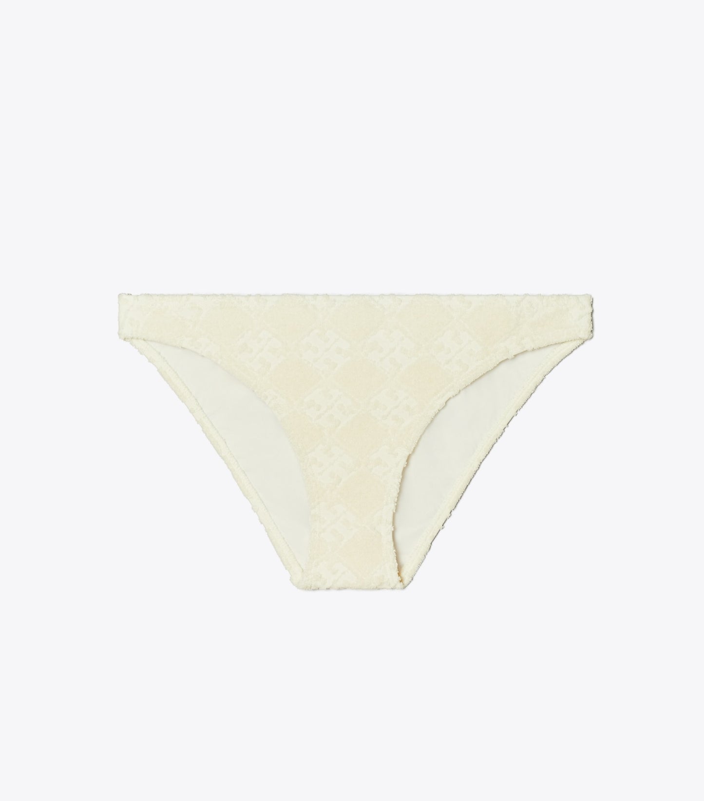 Tory Burch Terry Logo Bikini Botttom - New Ivory