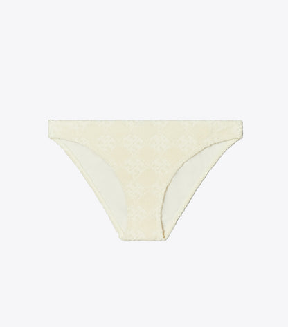 Tory Burch Terry Logo Bikini Botttom - New Ivory