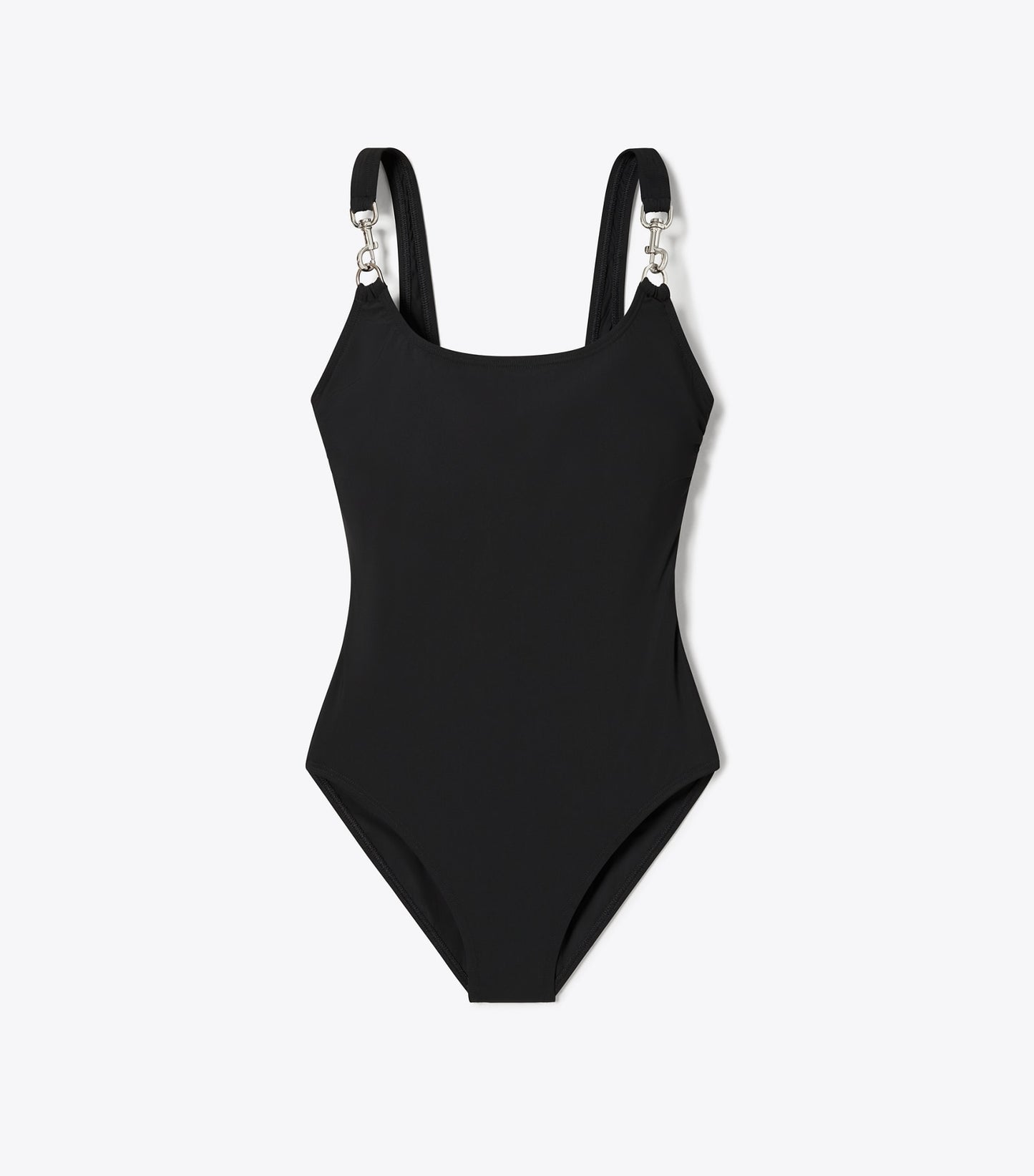 Tory Burch Clip Tank Swimsuit - Black / Silver