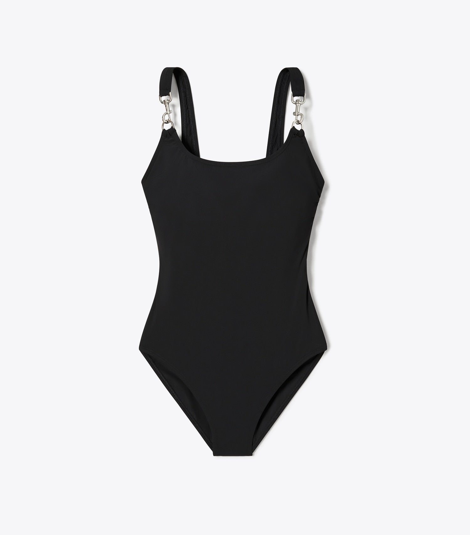 Tory Burch Clip Tank Swimsuit - Black / Silver