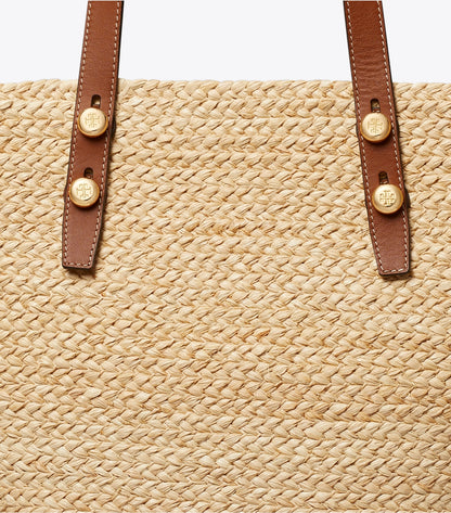Tory Burch Large Romy Basket Tote - Natural