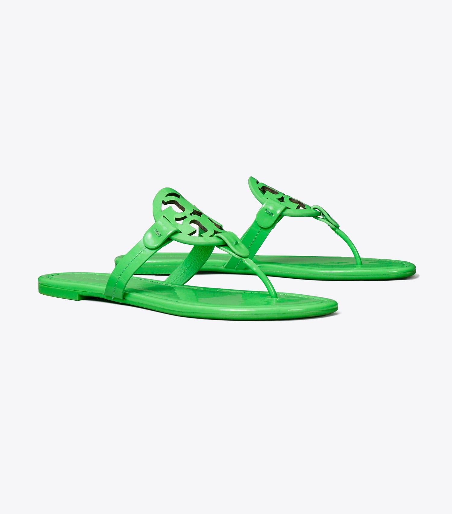 Tory Burch Miller Patent Sandal - Bright Green