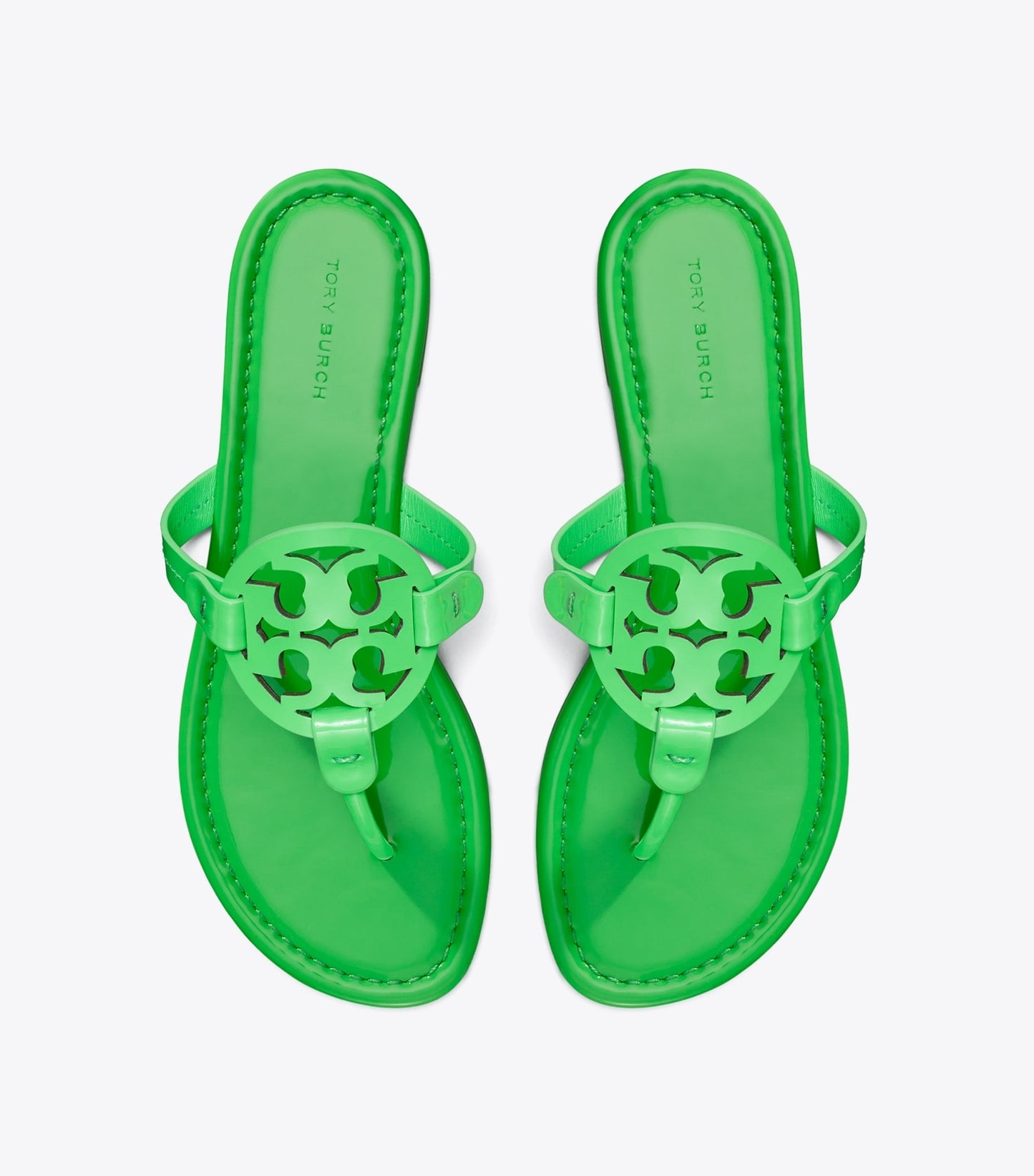 Tory Burch Miller Patent Sandal - Bright Green