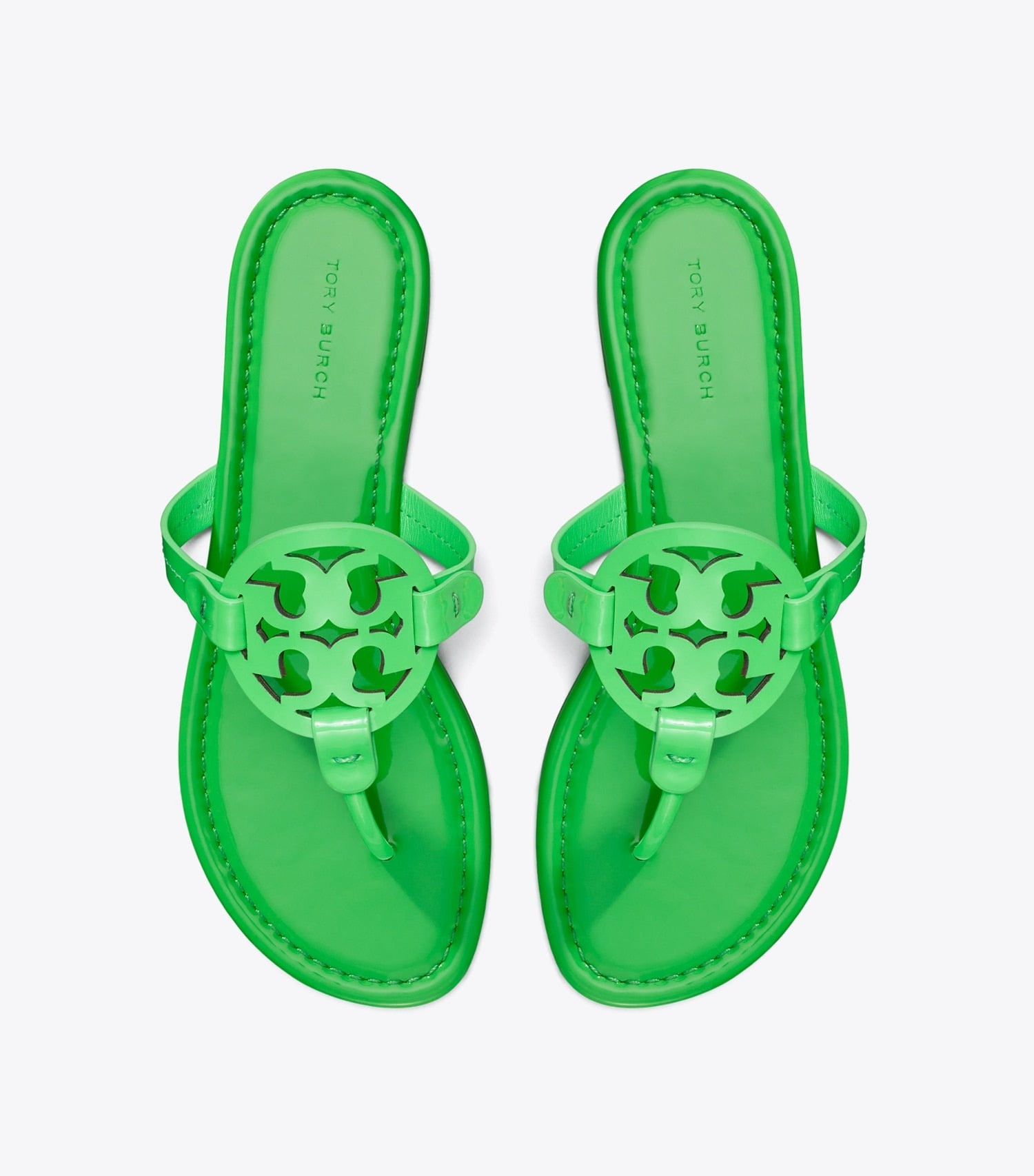 Tory Burch Miller Patent Sandal - Bright Green