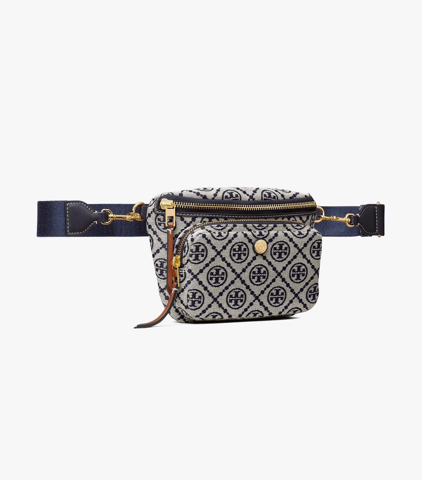 Tory Burch T Monogram Mini Belt Bag - Tory Navy