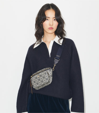 Tory Burch T Monogram Mini Belt Bag - Tory Navy
