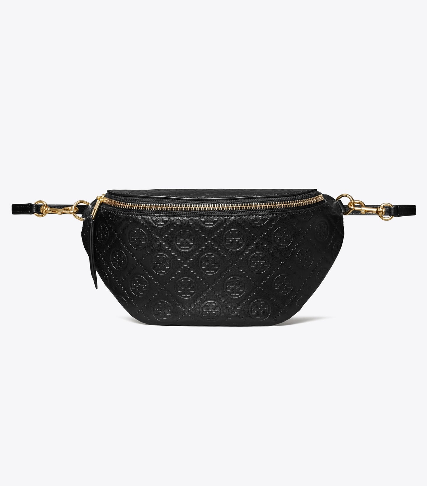 Tory Burch T Monogram Leather Belt Bag - Black