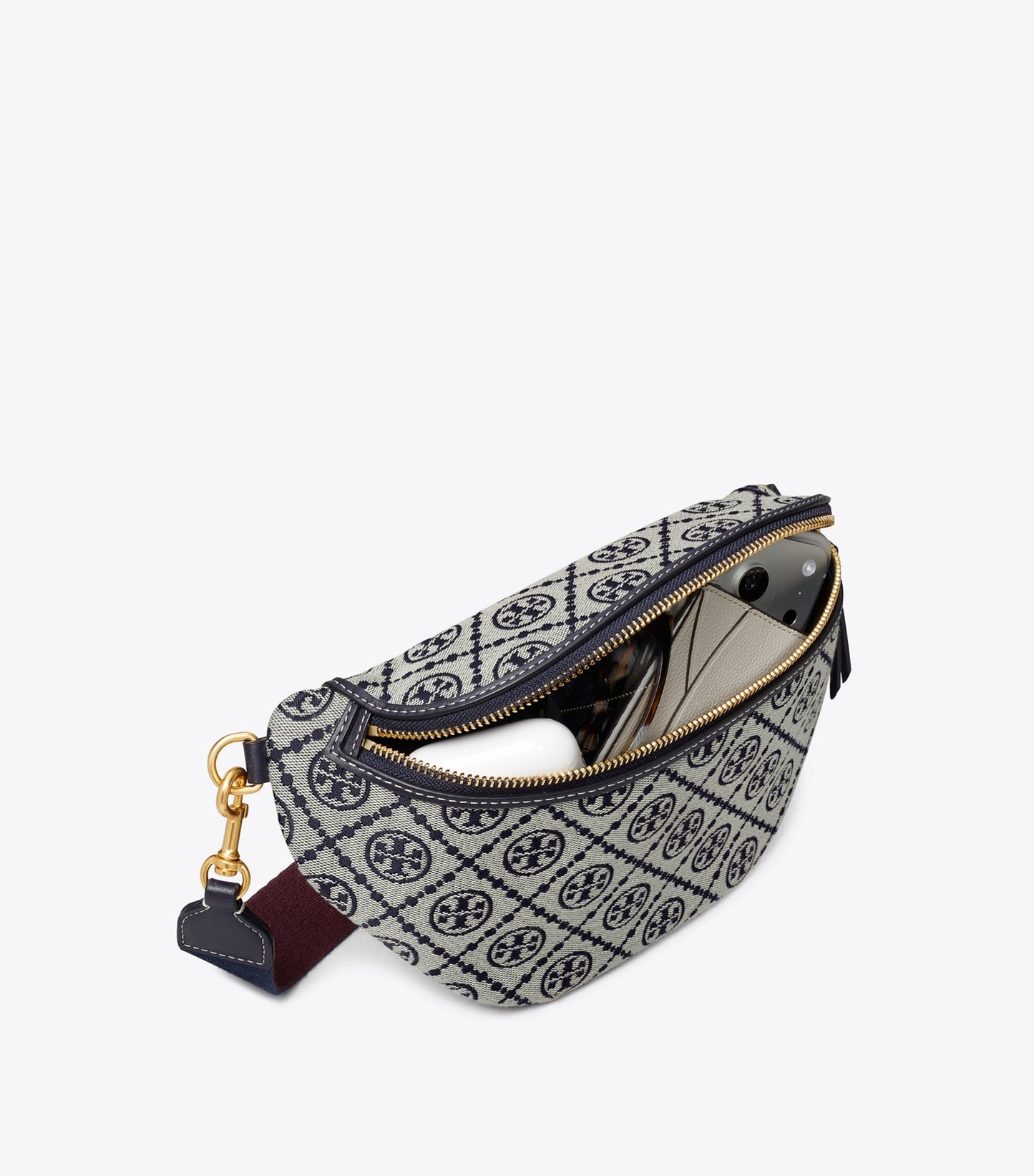 Tory Burch T Monogram Belt Bag - Tory Navy