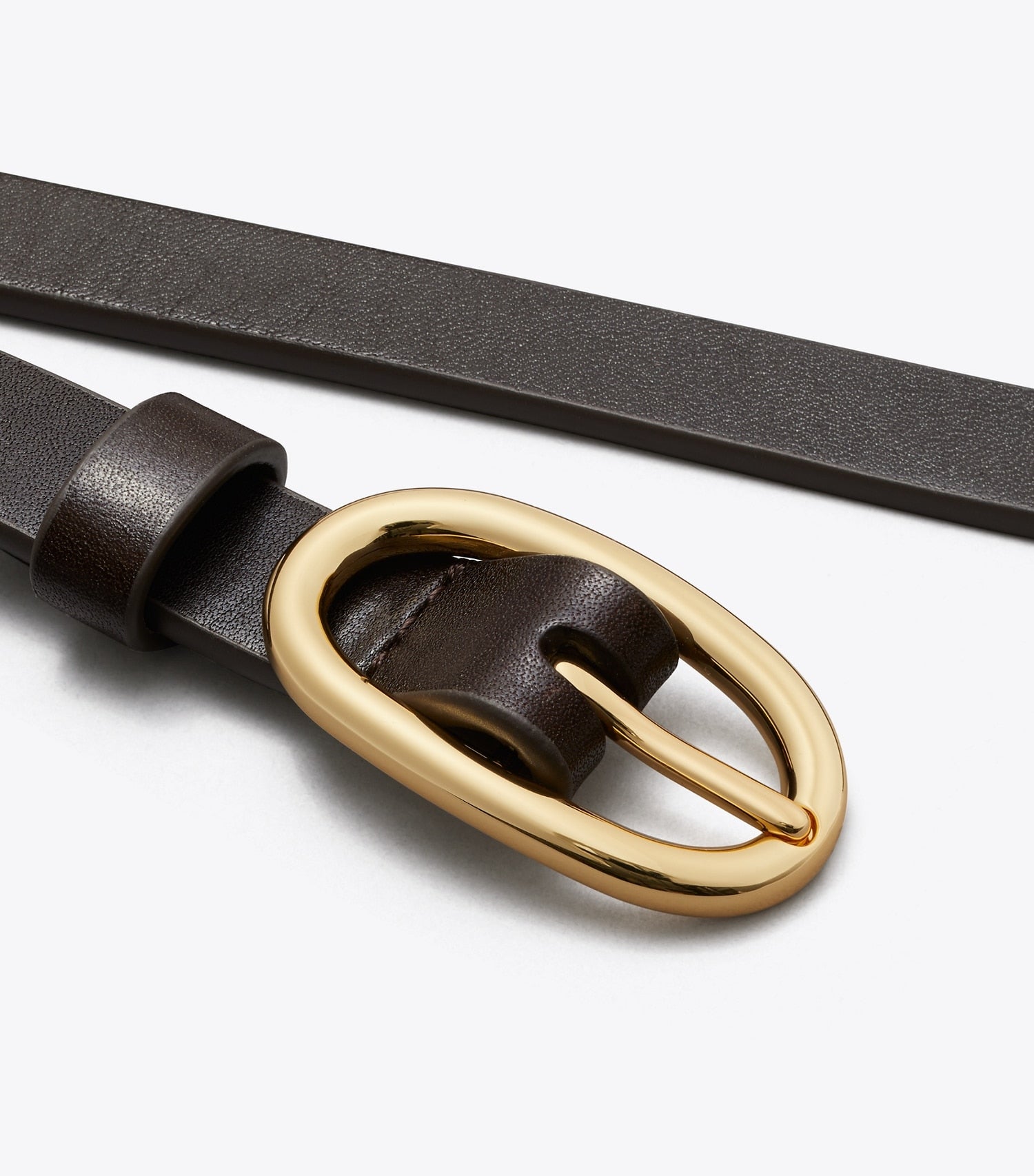 Tory Burch Medium Pierced Buckle Belt - Amarena