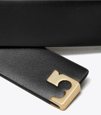 Tory Burch Gigi Belt - Black / Gold
