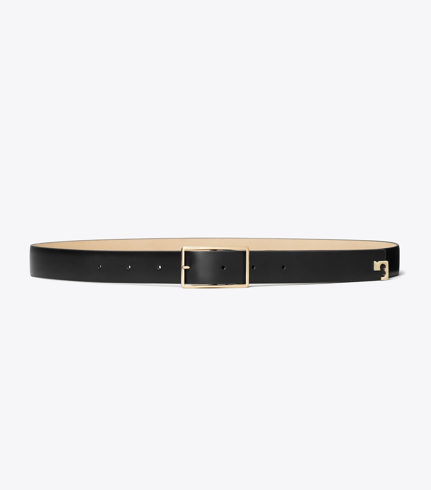 Tory Burch Gigi Belt - Black / Gold