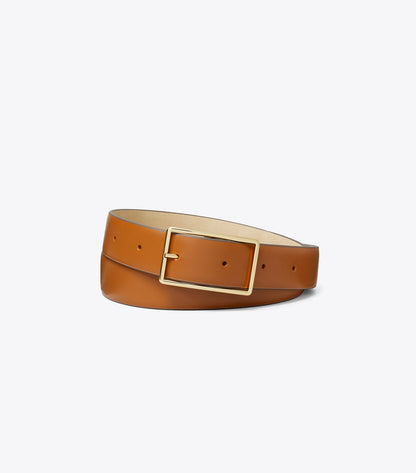 Tory Burch Gigi Belt - Aged Tan / Gold