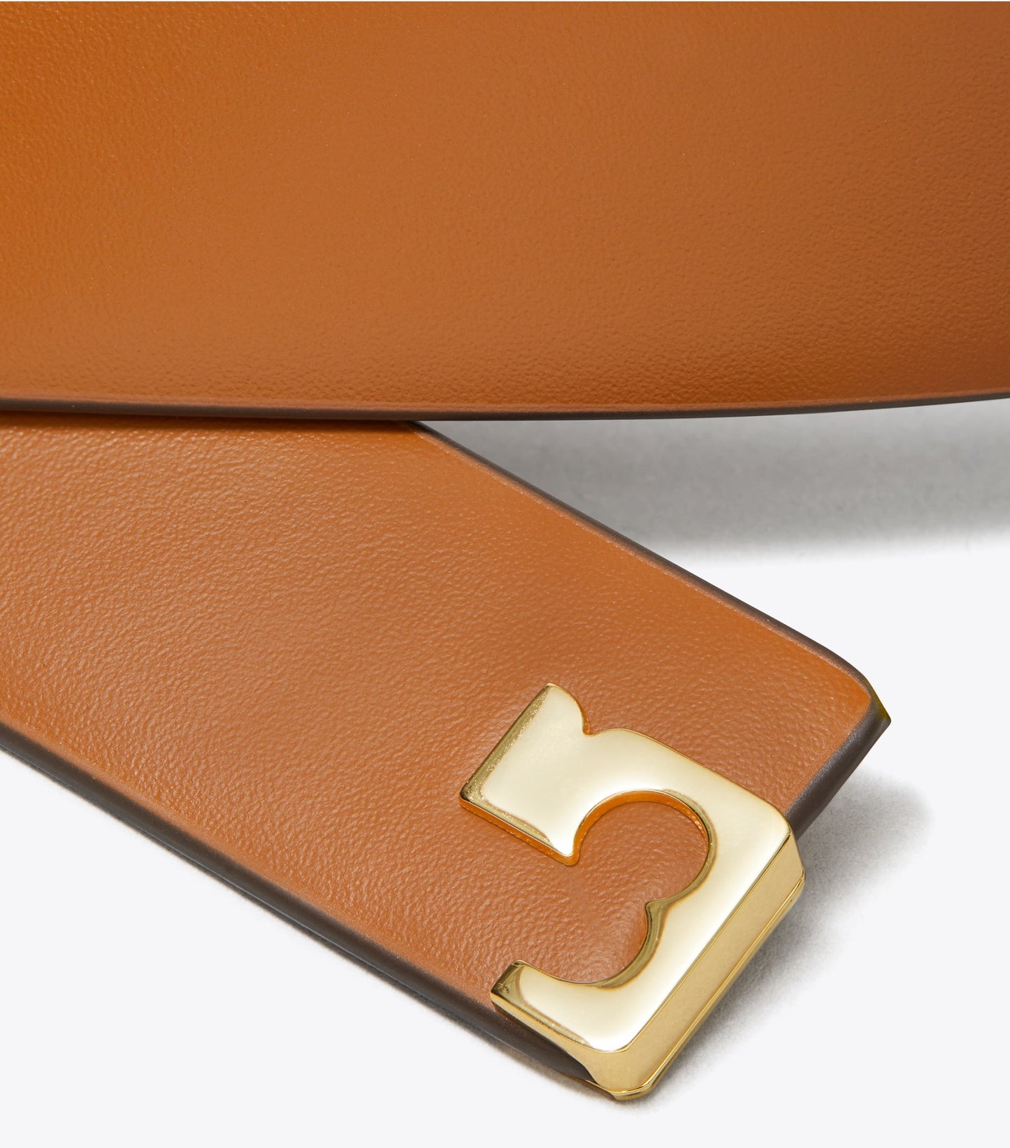 Tory Burch Gigi Belt - Aged Tan / Gold