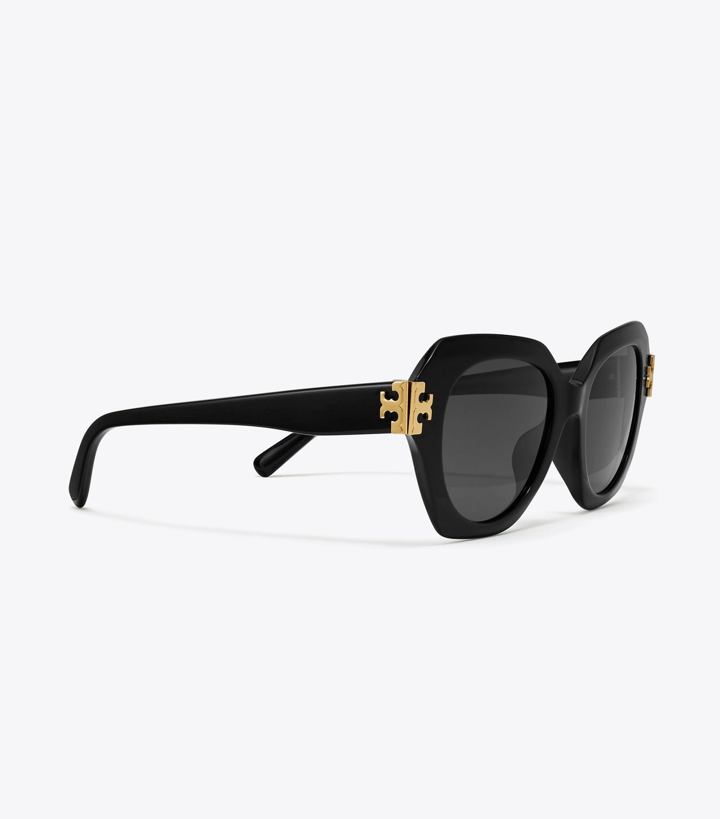 Tory Burch Eleanor Cat-Eye Sunglasses - Black/Dark Grey
