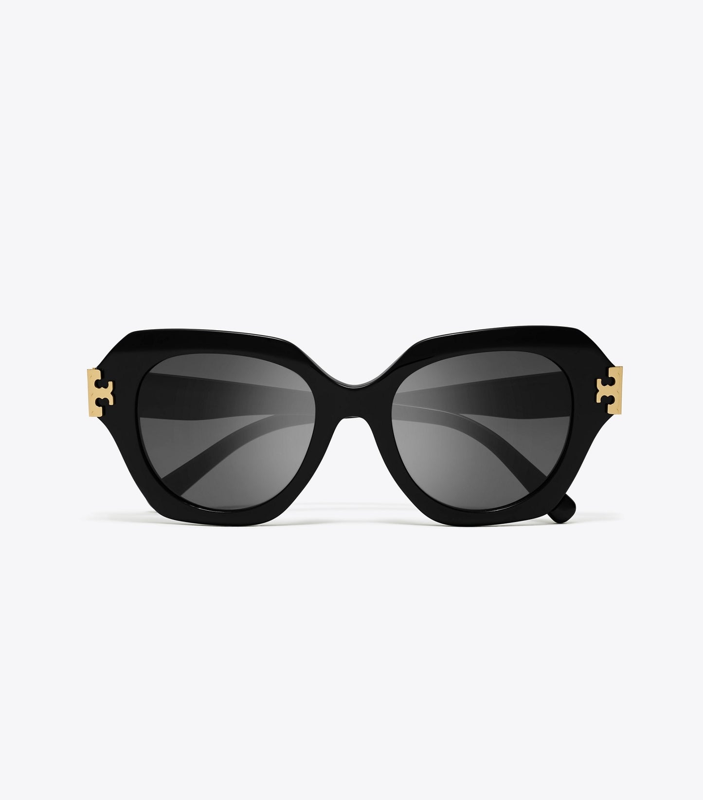 Tory Burch Eleanor Cat-Eye Sunglasses - Black/Dark Grey