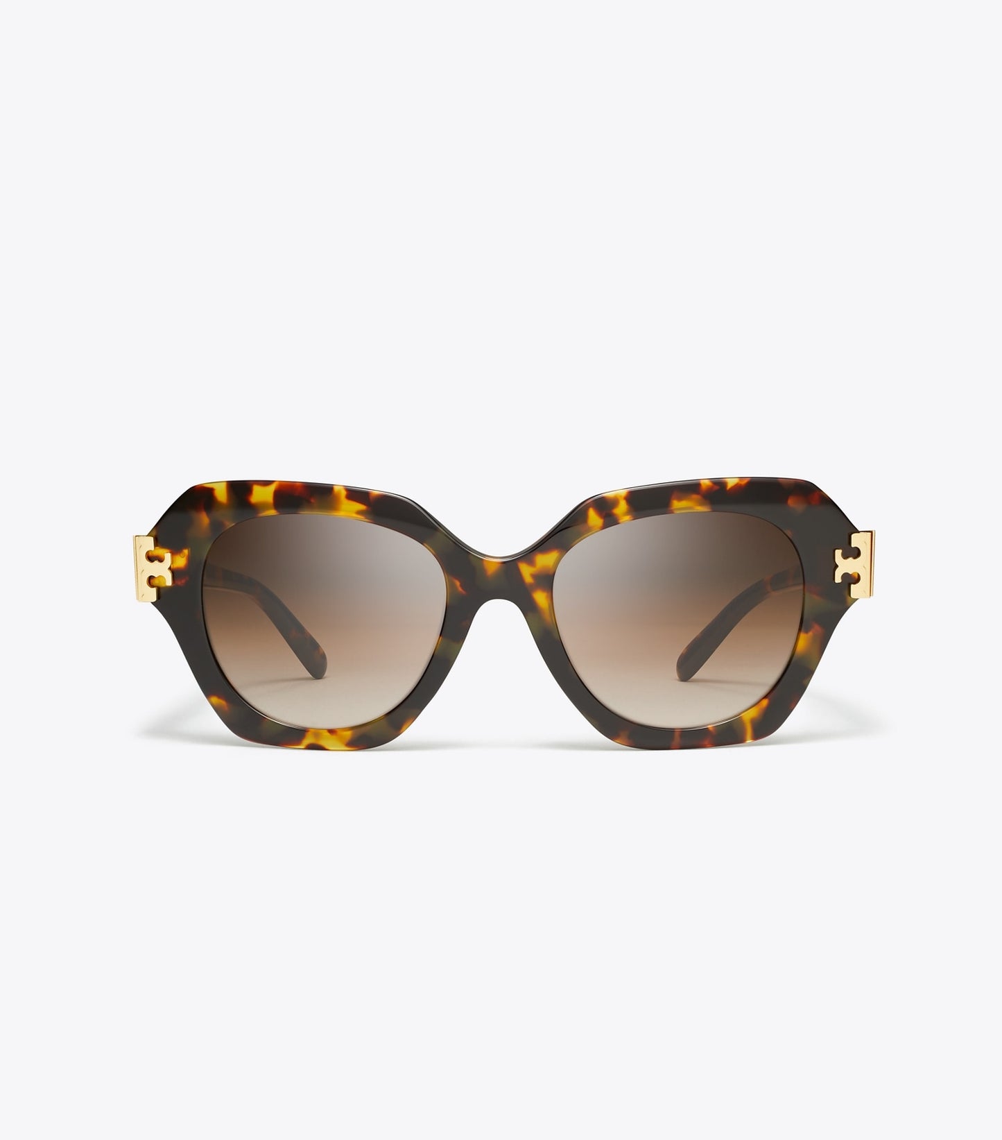 Tory Burch Eleanor Cat-Eye Sunglasses - Dark Tortoise/Brown Gradient