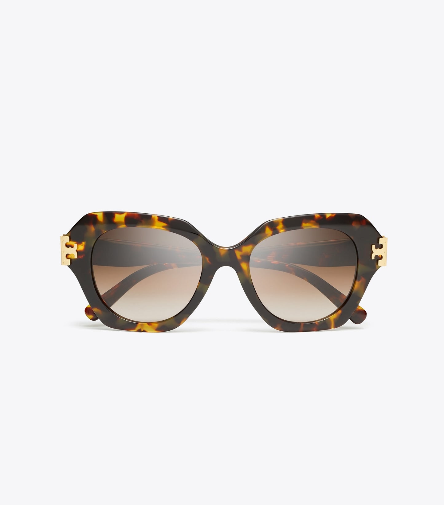Tory Burch Eleanor Cat-Eye Sunglasses - Dark Tortoise/Brown Gradient