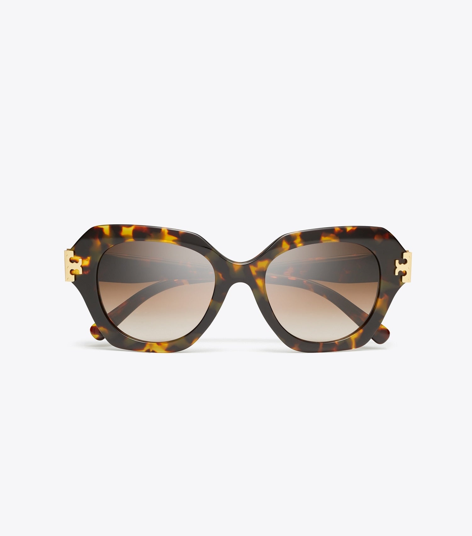 Tory Burch Eleanor Cat-Eye Sunglasses - Dark Tortoise/Brown Gradient