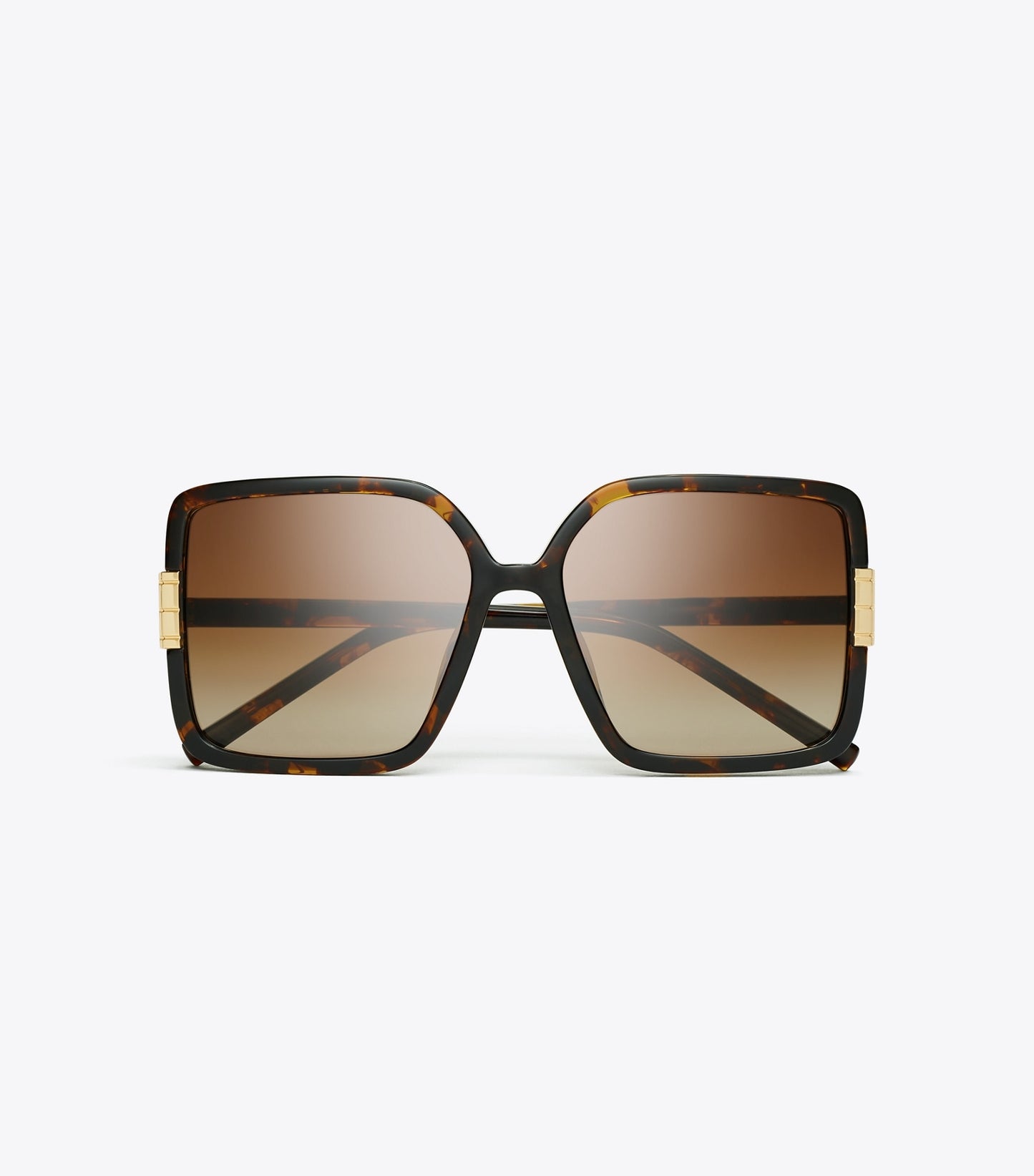 Tory Burch Eleanor Oversized Square Sunglasses - Tortoise/Light Brown Gradient