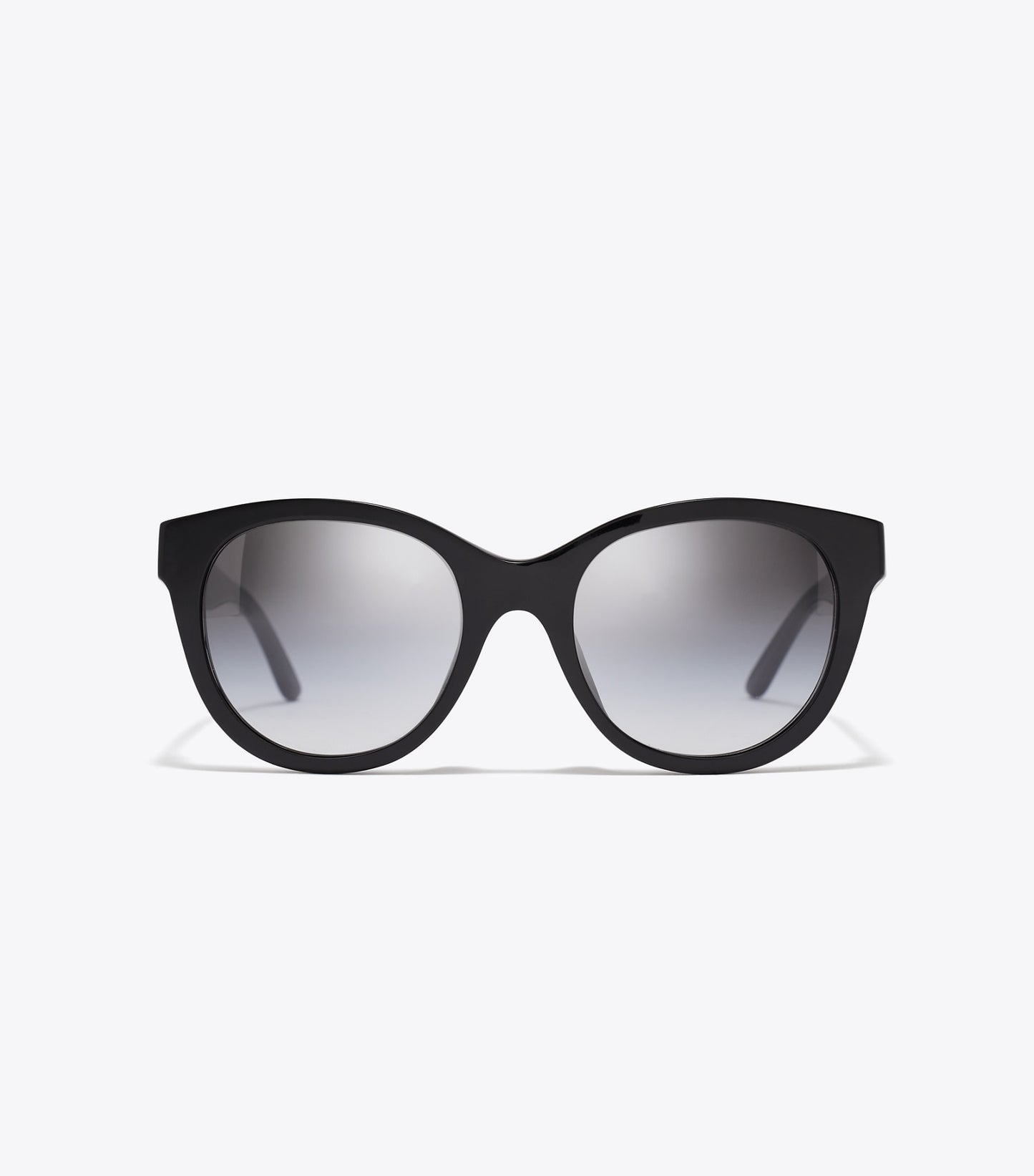 Tory Burch Miller Round Sunglasses - Black/Grey Gradient