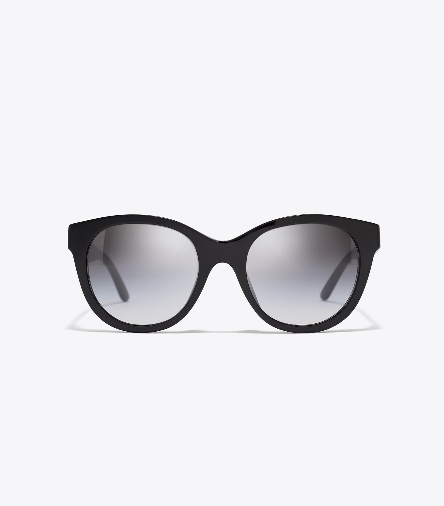 Tory Burch Miller Round Sunglasses - Black/Grey Gradient