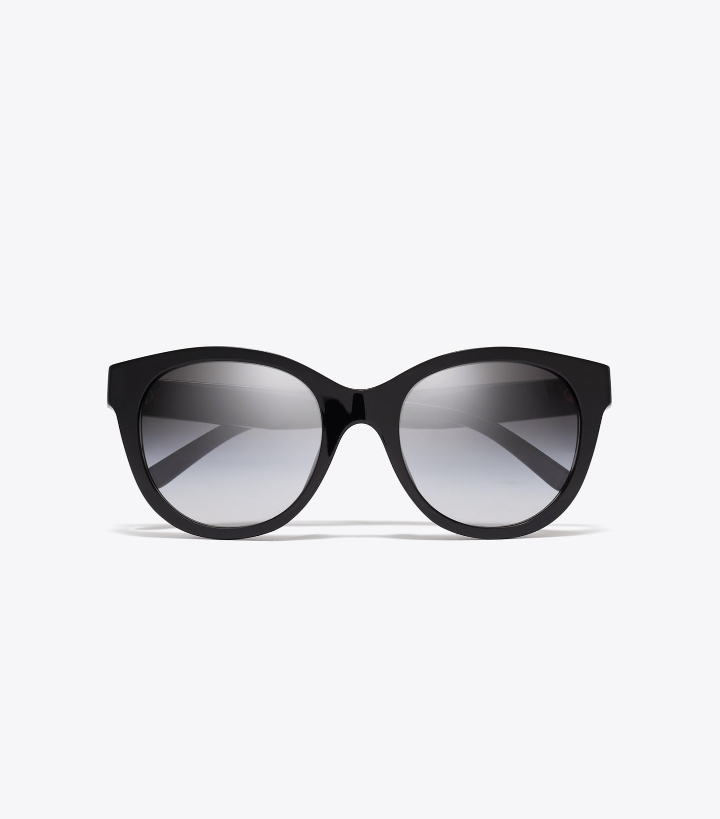 Tory Burch Miller Round Sunglasses - Black/Grey Gradient