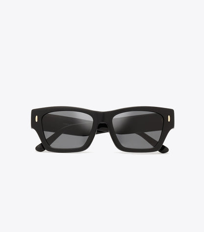 Tory Burch Miller Geometric Sunglasses - Black
