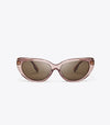 Transparent Light Pink/Dark Brown