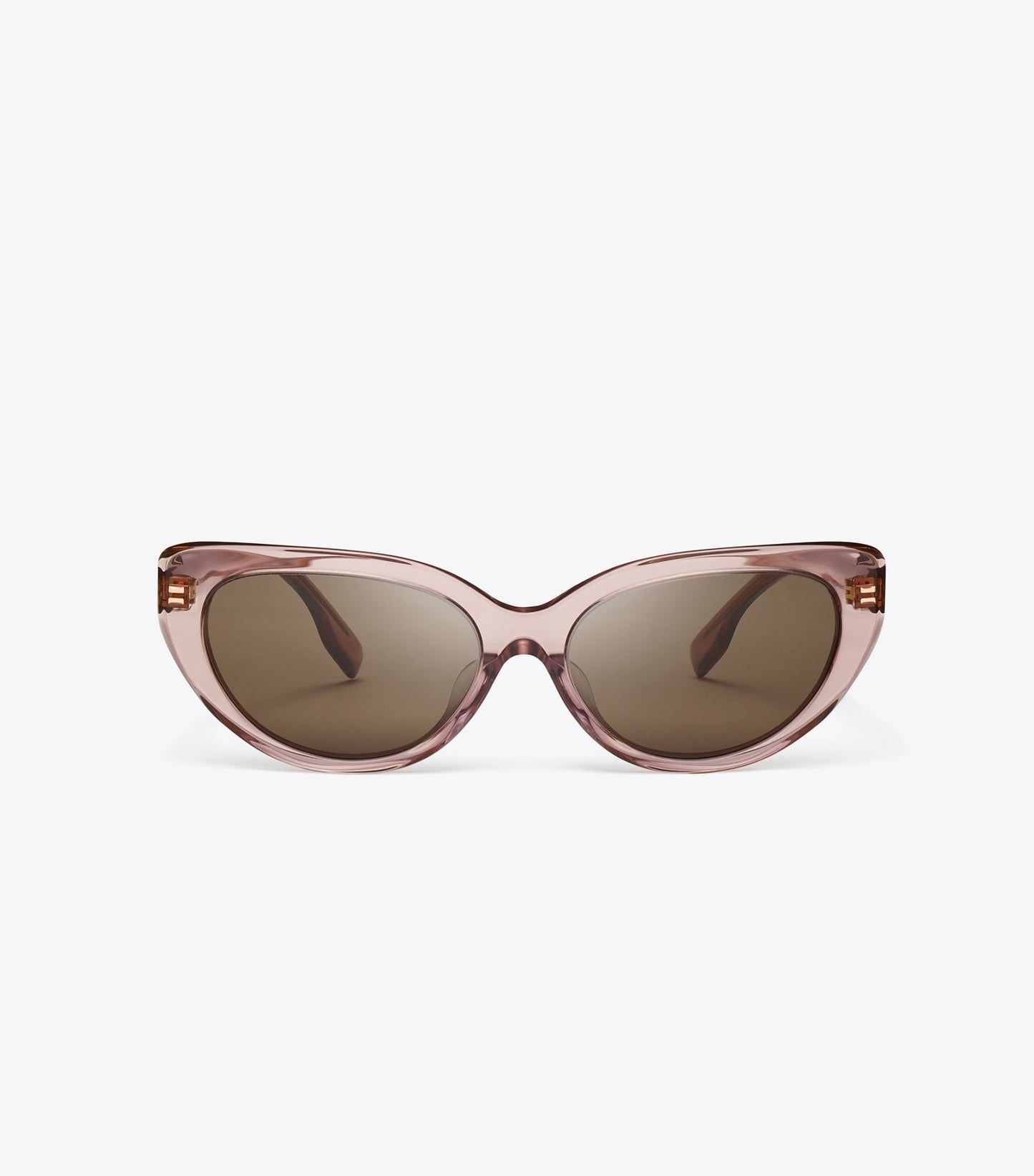 Tory Burch Miller Cat-Eye Sunglasses - Transparent Light Pink/Dark Brown