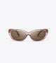 Transparent Light Pink/Dark Brown